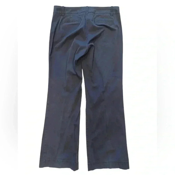J. Crew Stretch City Fit Blue Bootcut  Pants Size 10R - Picture 3 of 8